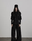 DOINDULGE Sculpted Velvet Jacket with Structured Sleeves