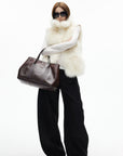 IAMXIAA Faux Fur Vest Soft Winter Layer Street Chic Outerwear