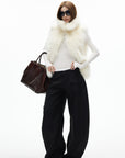 IAMXIAA Faux Fur Vest Soft Winter Layer Street Chic Outerwear
