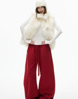 IAMXIAA Faux Fur Vest Soft Winter Layer Street Chic Outerwear