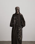 DOINDULGE Patchwork Embroidered Long Coat