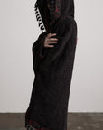 DOINDULGE Embroidered Hooded Cloak Jacket
