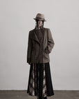 DOINDULGE Asymmetric Wool-Blend Structured Jacket