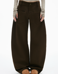 IAMXIAA Relaxed Wide Leg Casual Pants