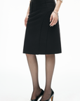 IAMXIAA Sculpted High-Waist Midi Skirt