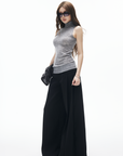 IAMXIAA High-Waisted Fluid Wide-Leg Trousers