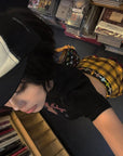 WARDEN EDGE Punk Clash Layered Mini Skirt in Yellow & Red Plaid - PINKPARKS