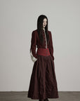 DOINDULGE Structured Panel Stand Collar Jacket