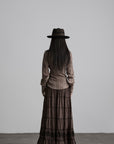DOINDULGE Asymmetric Sculpted Waist Shirt