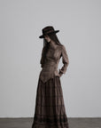 DOINDULGE Asymmetric Sculpted Waist Shirt
