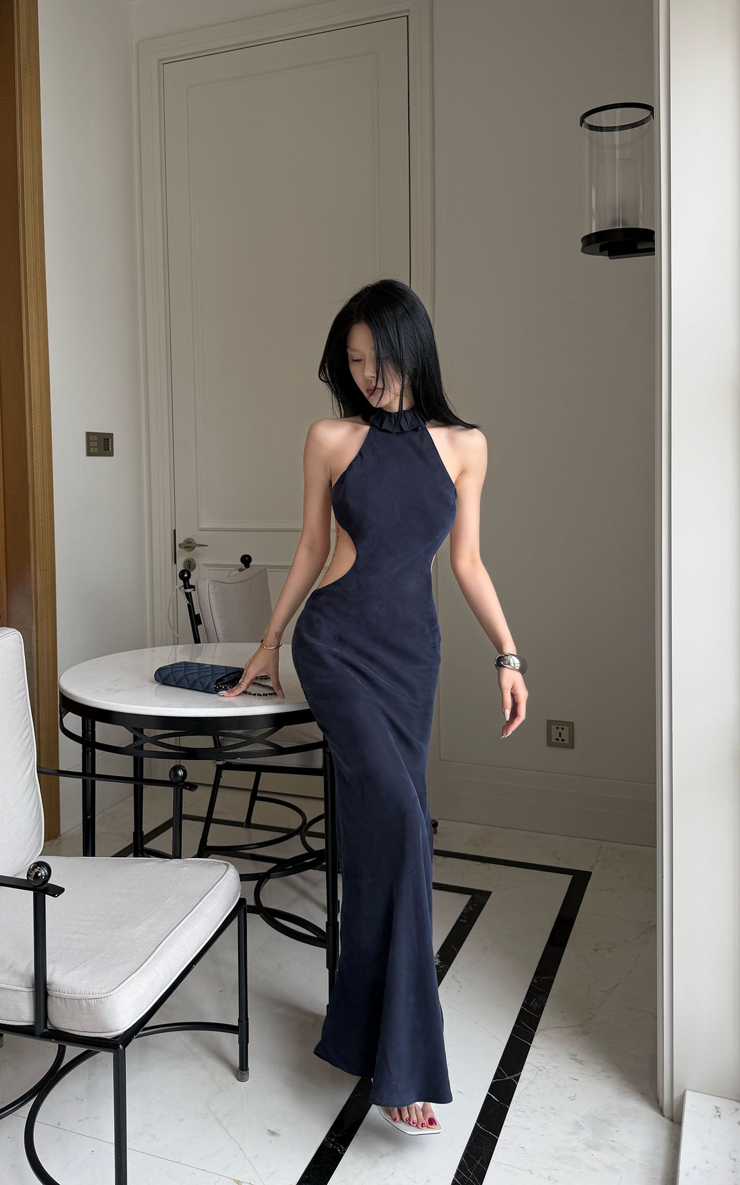 cutout backless maxi dress Jianna Cut Out Maxi Dress in Red, party Maxi dress, date night dress, figure flattering dress, women's dress, SOERA
