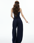 IAMXIAA Low-Rise Drawstring Wide-Leg Pants
