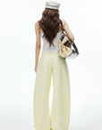 IAMXIAA Low-Rise Drawstring Wide-Leg Pants