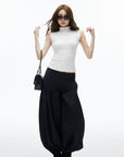 IAMXIAA ハイネックフィットスリーブレストップ