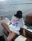 WARDEN EDGE Vacation Graphic Oversized T-Shirt