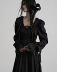 DOINDULGE Smocked Panel Ritual Long Dress