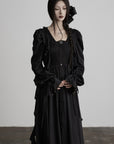 DOINDULGE Smocked Panel Ritual Long Dress