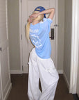 Rase Le Sol T-shirt Oversize à Logo en Maille
