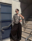 ROVENTE Volume Gathered Wide-Leg Pants
