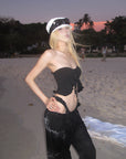 Rase Le Sol Echoes of the Tide Ruffle Three-Piece Swim Set