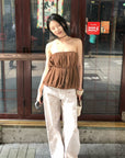 Hydrae Floral Washed Wide Leg Pants