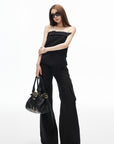 IAMXIAA Low-Rise Wide Leg Cargo Pants