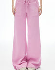 IAMXIAA Low-Rise Drawstring Wide Leg Sweatpants
