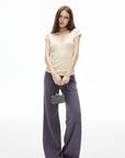 IAMXIAA Low-Rise Drawstring Wide Leg Sweatpants