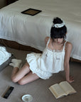 WARDEN EDGE Lace-Trim Ruffle Camisole & Shorts Set
