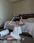 WARDEN EDGE Lace-Trim Ruffle Camisole & Shorts Set