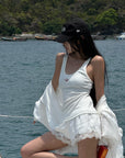 WARDEN EDGE Lace-Trim Lounge Shorts