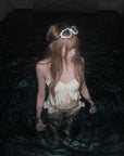 Rase Le Sol Echoes of the Tide Ruffle Three-Piece Swim Set