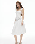 IAMXIAA 2-Way Eyelet Bubble Skirt