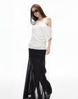 IAMXIAA Sheer Mesh Maxi Skirt
