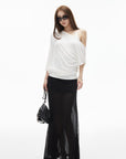 IAMXIAA Sheer Mesh Maxi Skirt