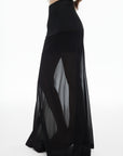 IAMXIAA Sheer Mesh Maxi Skirt