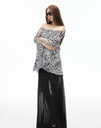 IAMXIAA Sheer Mesh Maxi Skirt