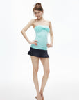 IAMXIAA Knot Detail Strapless Tube Top