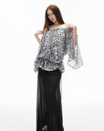 IAMXIAA Sheer Mesh Maxi Skirt