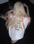 Rase le sol Gothic Back Statement T-Shirt