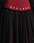 DOINDULGE Mesh Layered Maxi Skirt