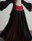 DOINDULGE Mesh Layered Maxi Skirt