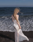 Rase le sol Draped Tube Top & Layered Tulle Skirt Set