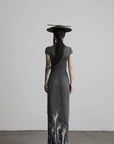 DOINDULGE Mandarin Collar Cheongsam Maxi Dress