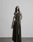 DOINDULGE Irregular One Shoulder Tank Top