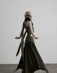 DOINDULGE Irregular One Shoulder Tank Top
