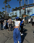 WARDEN EDGE Cobalt Wide-Leg Sweatpants