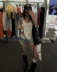 WARDEN EDGE Layered Sheer Tank Top