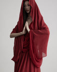 DOINDULGE Scarf Tie Cinched Cami Maxi Dress