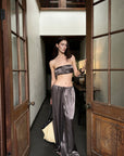 0122stepll Ensemble Haut Bandeau & Pantalon Large